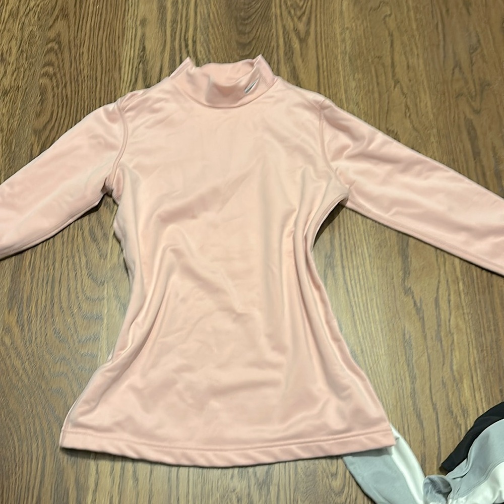 NIKE pink thick long sleeve could be a sweater too? soo cute and comfy